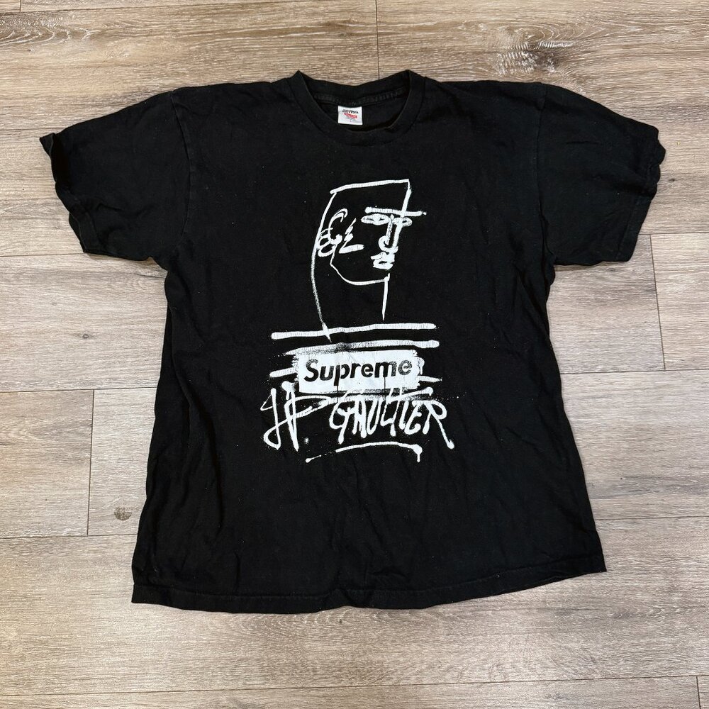 SUPREME®/JEAN PAUL GAULTIER® TEE. Size L